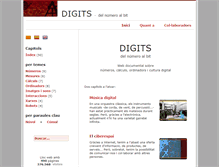 Tablet Screenshot of digits.cat